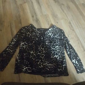 Long sleeve silky shirt